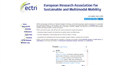 Desktop Screenshot of ectri.org
