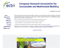 Tablet Screenshot of ectri.org